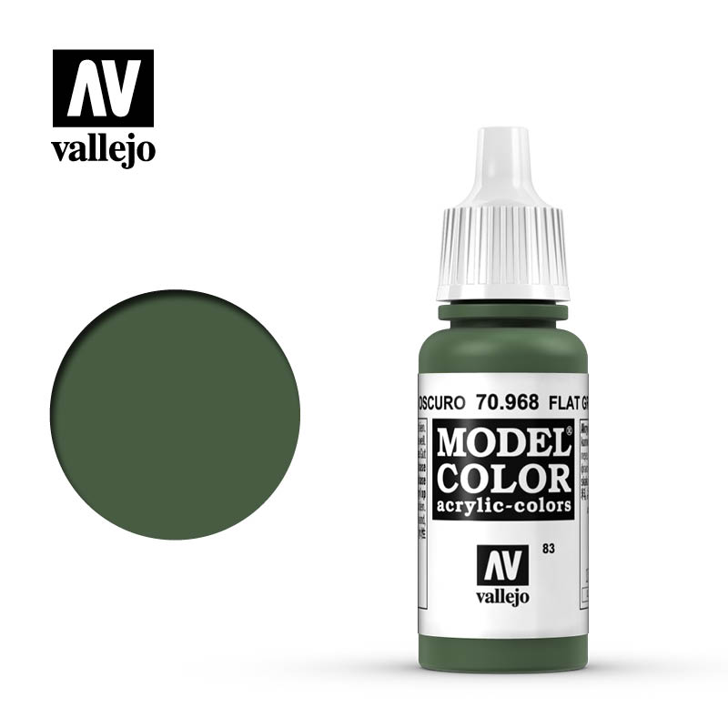 Краска акриловая `Model Color Зеленый темный/Flat green - 70968
