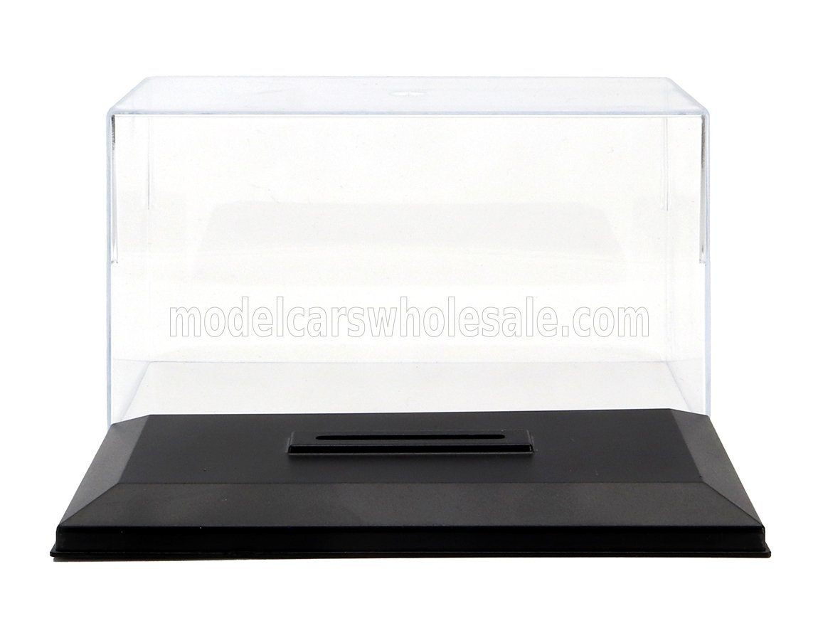 1:43 VETRINA DISPLAY BOX Box For 1/43 Base In Plastica Nera - Plastic Base Black - Lungh.length Cm 15.0 X Largh.width Cm 7.7 X Alt.height Cm 8.2 (altezza Interna Interior Height Cm 6.8), Plastic Display - ABTEC000+005