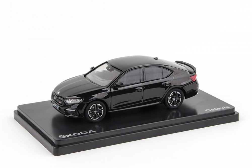 1:43 SKODA Octavia IV RS (2020), Black Crystal Metallic - 037DD