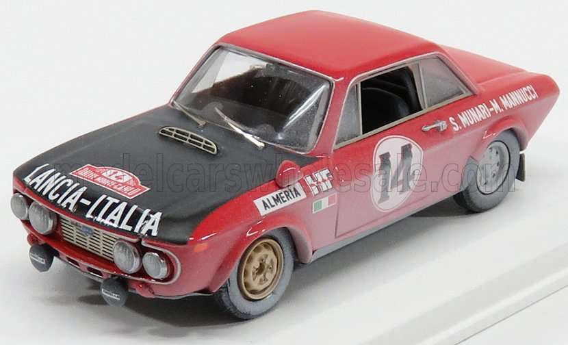 1:43 LANCIA Fulvia 1.6 Hf N14 Winner Rally Di Montecarlo (1972) S.Munari - M.Mannucci, Red Black - 9748
