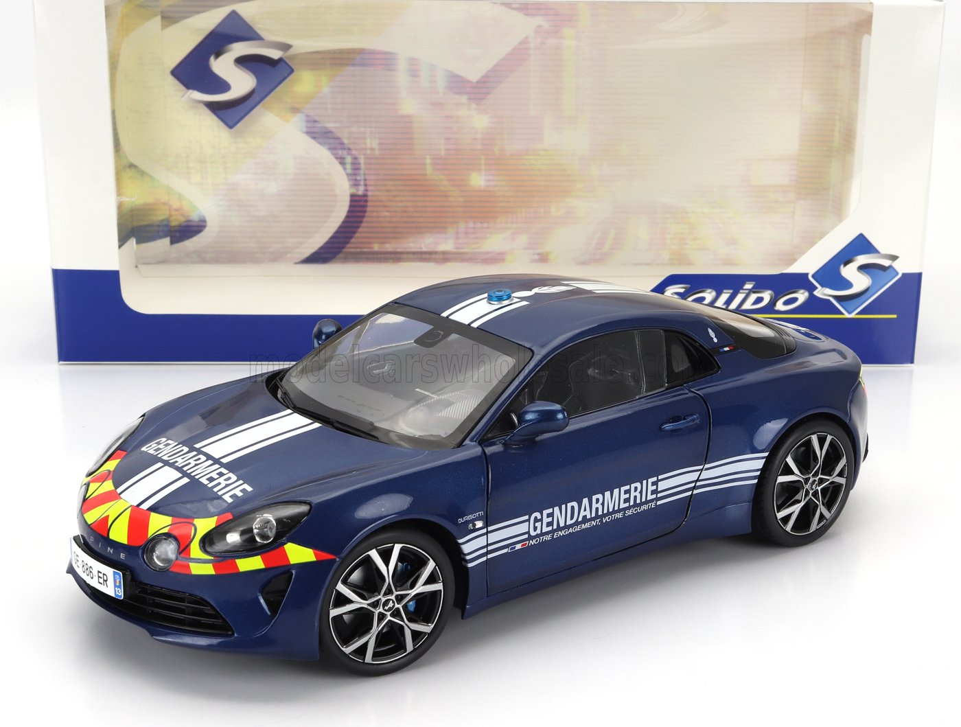 1:18 ALPINE Alpine A110 Gendarmerie Police Coupe (2023), Blue - S1801628
