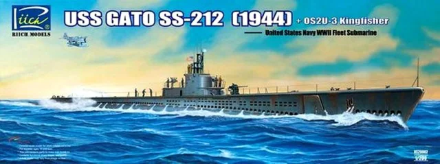 1:200 Сборная модель Подводная лодка USS Gato SS-212 (1944) - RS20002