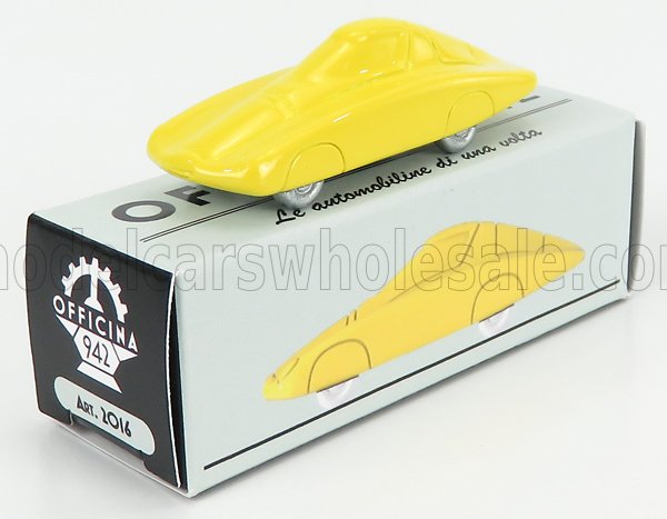 1:76 FIAT Abarth 500 Record Pininfarina (1958), Yellow - ART2016