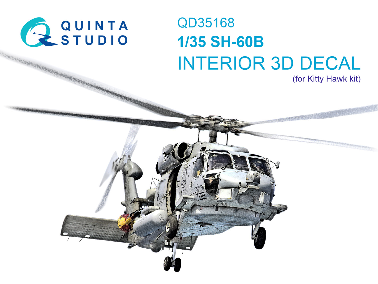 1:35 3D Декаль интерьера кабины SН-60B Seahawk (Kitty Hawk) - QD35168