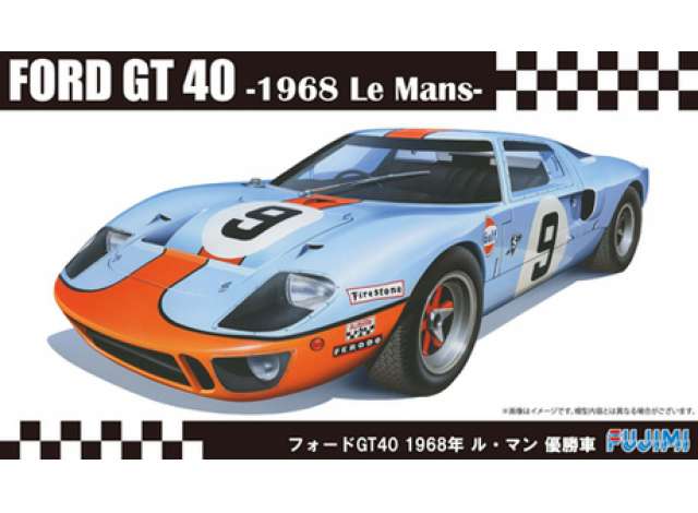 1:24 Ford GT40 #9 Le Mans Winner 1968 - 126050