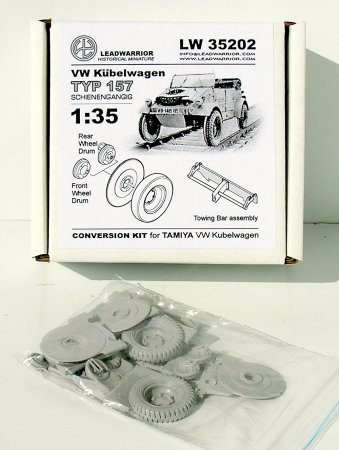 1:35 Комплект железнодорожных колес VOLKSWAGEN Kubelwagen Typ 157 - 35202