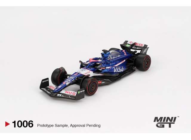 1:64 RB VCARB 01, №3 D.Ricciardo, Bahrain GP (2024), blue / white - MGT01006BL
