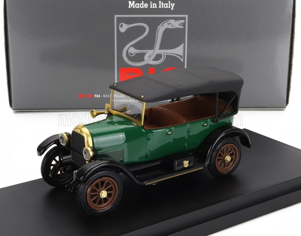 1:43 FIAT 501 Cabriolet Closed (1919), Green - 4708