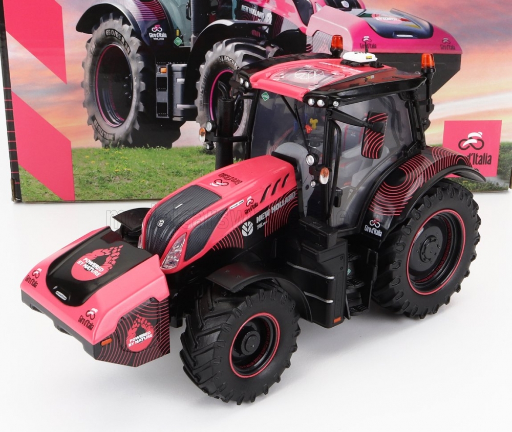 1:32 NEW HOLLAND T6.180 Tractor Methane Power (2022) - Giro D'italia Livery, Pink Black - UH6467