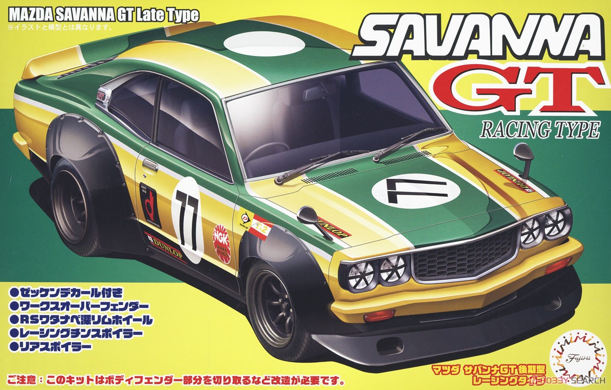 1:24 Сборная модель Mazda Savannah GT Late Racing Type - 04750