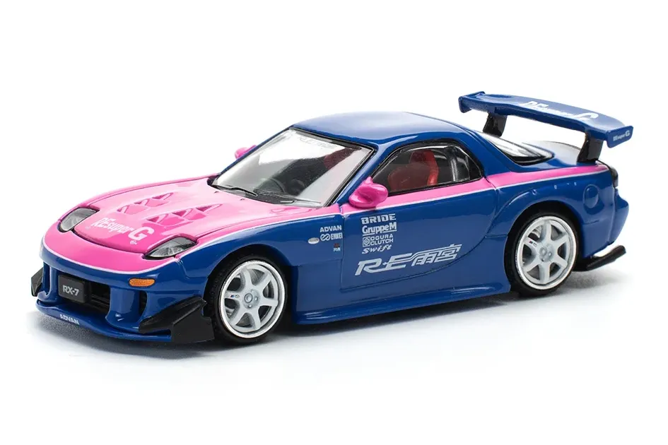 1:64 MAZDA RX7 Re-Amemiya, blue/pink - PR640240