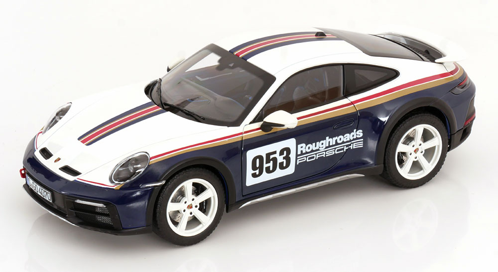 1:18 PORSCHE 911 Dakar Roughroads (2023), blue white red - 187240