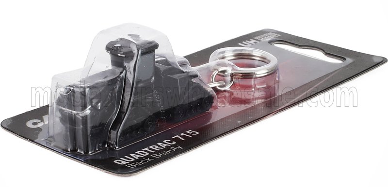 1:87 CASE-IH Portachiavi - Keyring Quadtrac 715 Cingolato Tractor (2020) - Cm. 5.8, Black - UH5903