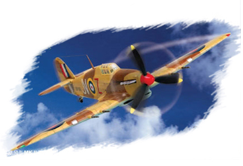 1:72 Сборная модель Самолет Hurricane MK II/TROP - 80216