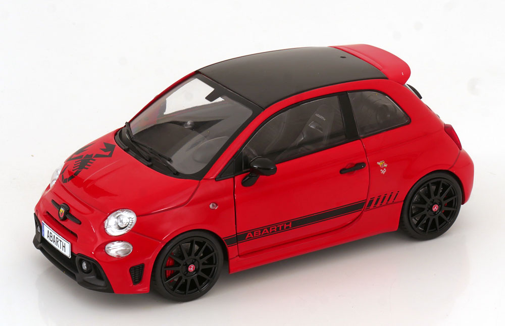 1:18 FIAT F595 Abarth (2022), red black - S1811305