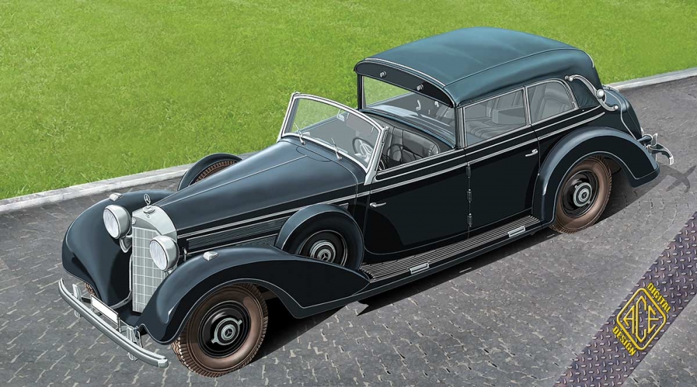 1:72 Сборная модель Автомобиль германского руководства Typ 770K Cabriolet - 72559