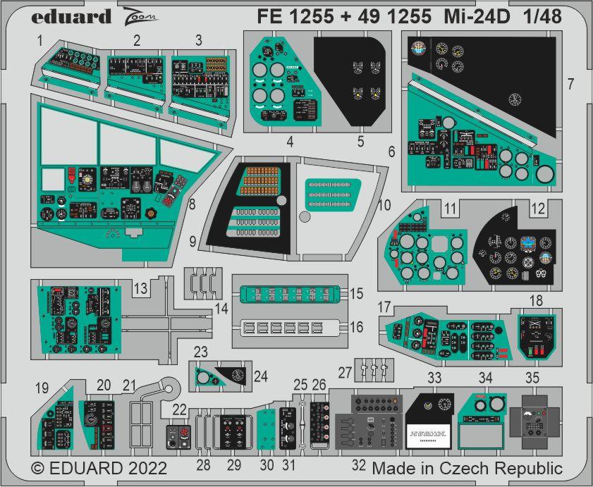 1:48 Фототравление Mu-24D - FE1255