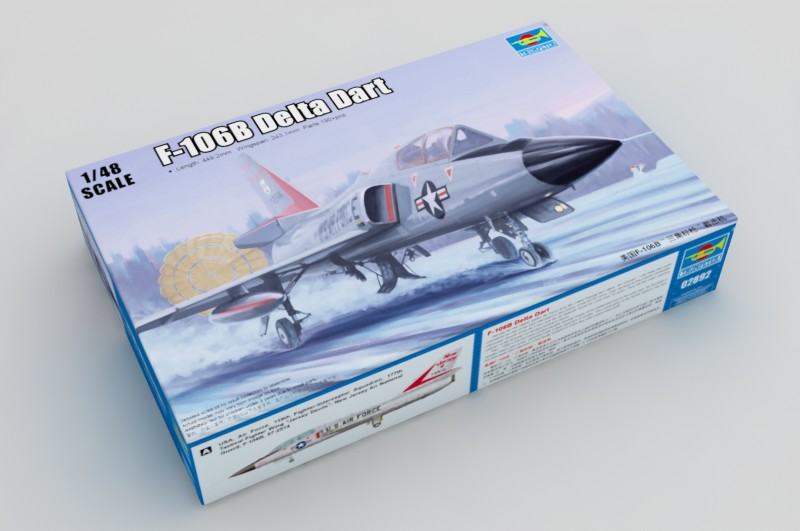 1:48 Сборная модель Американский истребитель-перехватчик Convair F-106B Delta Dart - 02892