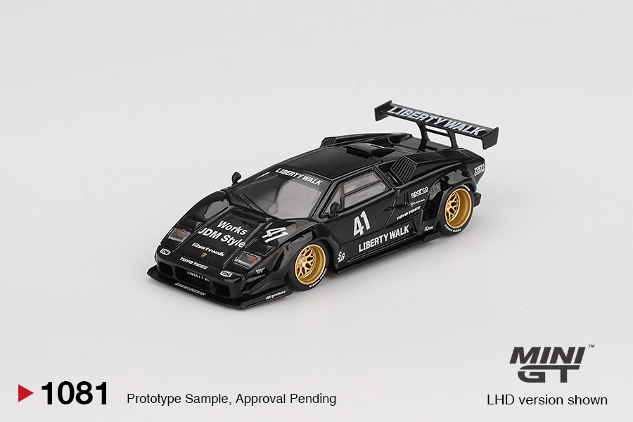 1:64 LAMBORGHINI Countach 'LB-WORKS', black - MGT01081