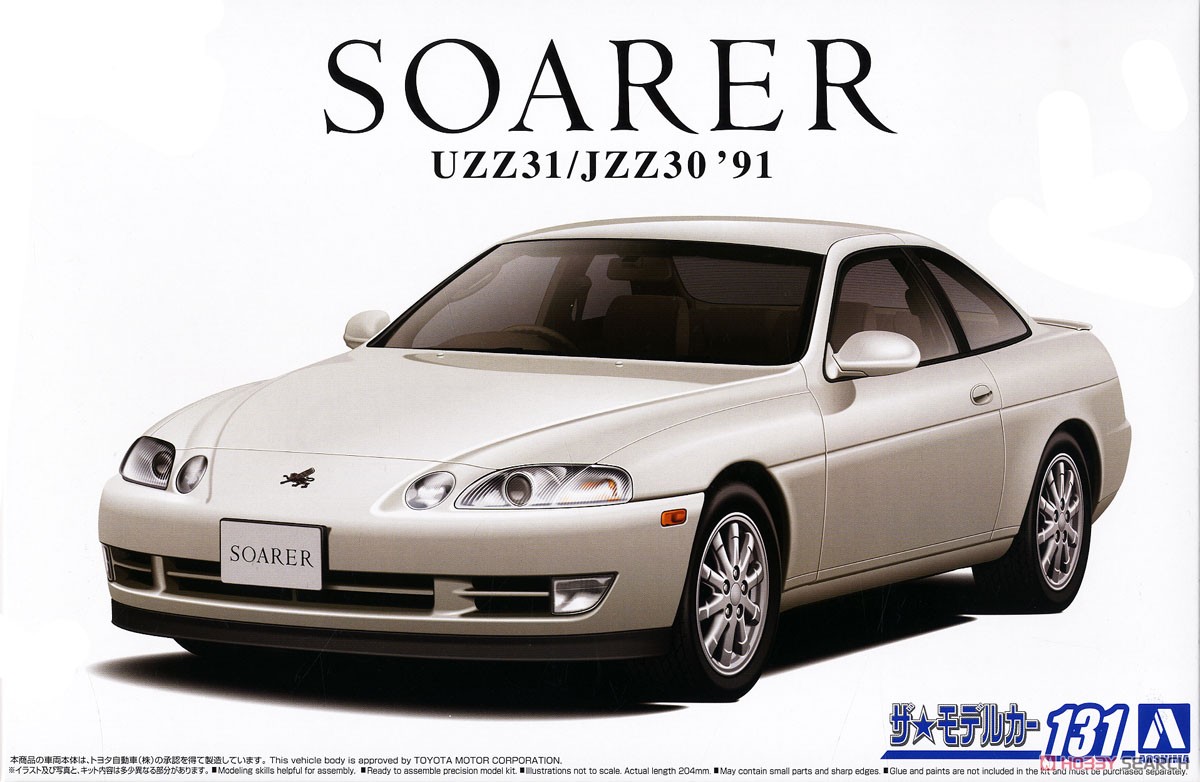 1:24 Сборная модель Toyota Soarer JZZ30 2.5GT-TwinTurbo L 91 - 06273