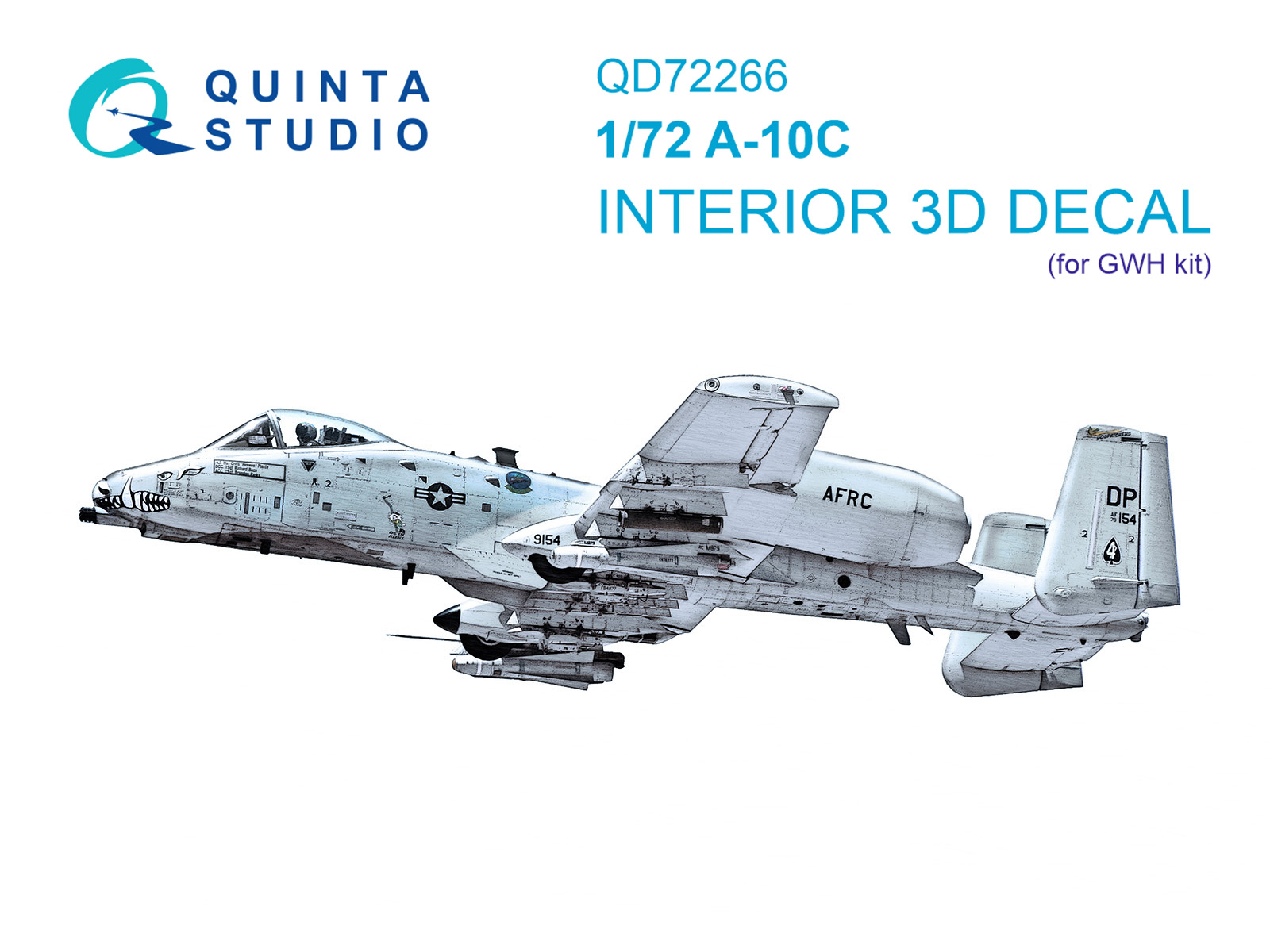 1:72 3D Декаль интерьера кабины A-10C (GWH) - QD72266
