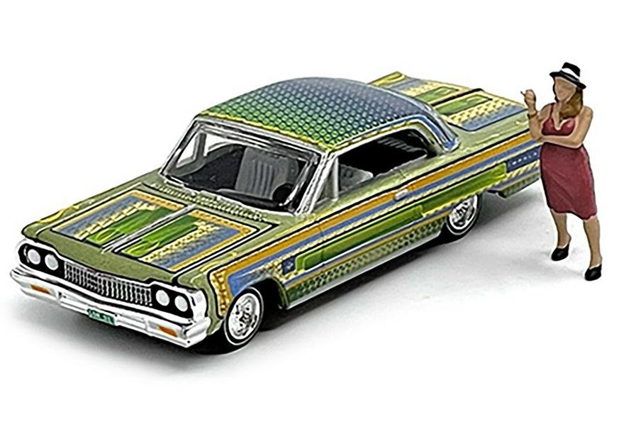 1:64 CHEVROLET Impala Lowrider (1964) с фигуркой - RCCP1014