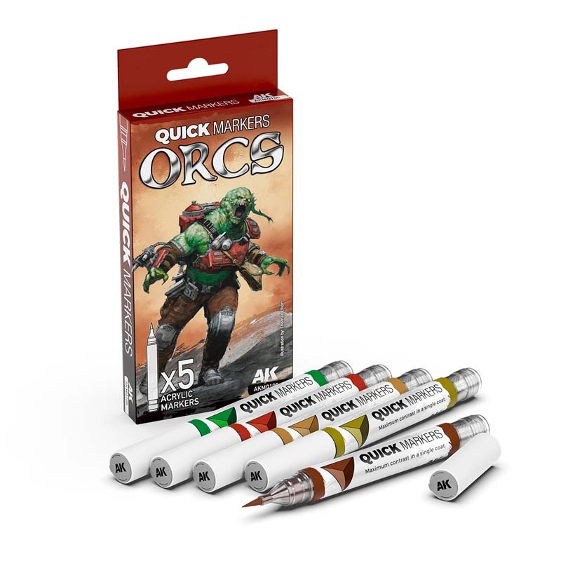 Набор маркеров Quick Markers Орки / Orcs - AKMQ106