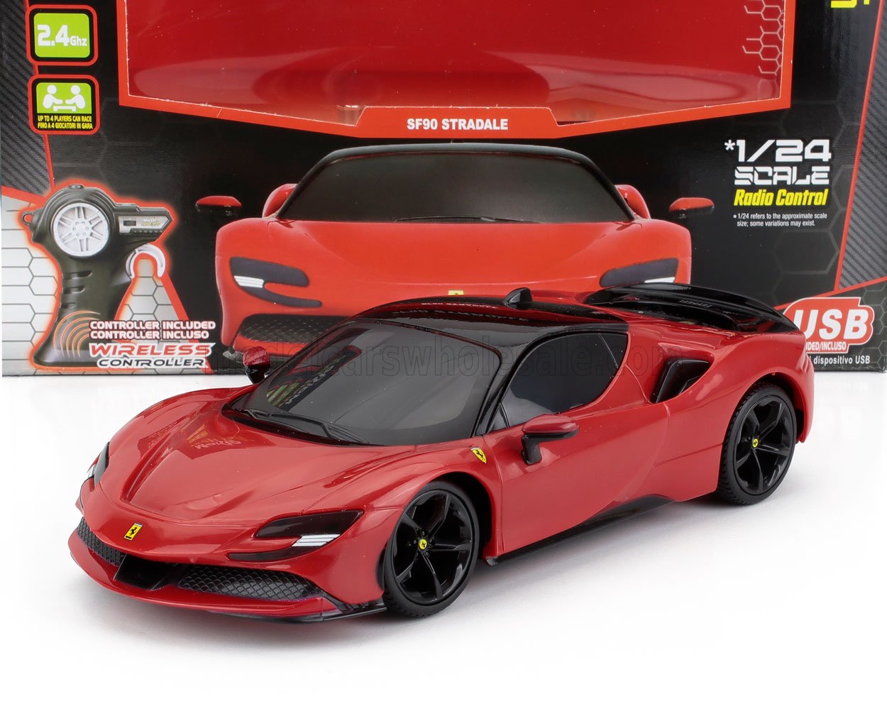1:24 FERRARI Sf90 Stradale (2019), Red - 82334-RC