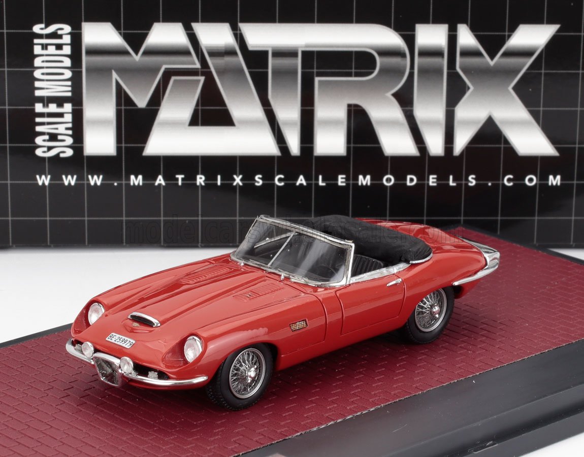 1:43 JAGUAR E-type Frua Roadster Open (1964), Red - MX51001-102