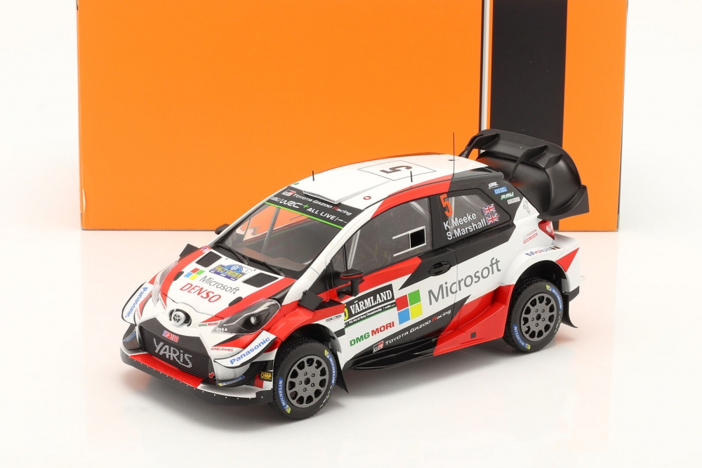 1:18 TOYOTA Yaris WRC #5 'Microsoft' Meeke/Marshall 6 место Rally Sweden 2019 - 18RMC039B