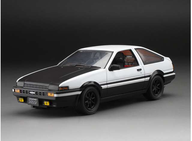 1:24 TOYOTA Sprinter Trueno GT Apex AE86 (1986), white/black - 51003