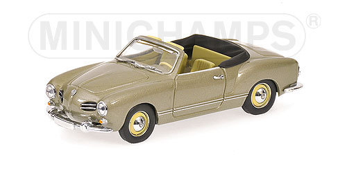 1:43 VOLKSWAGEN KARMANN GHIA CABRIOLET - 1957 - GREY METALLIC - 430051045