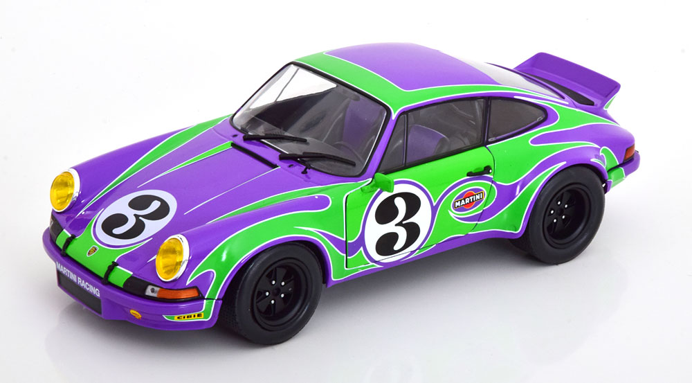 1:18 PORSCHE 911 RSR No 3  Hippie Tribute (1973), purple green - S1801117