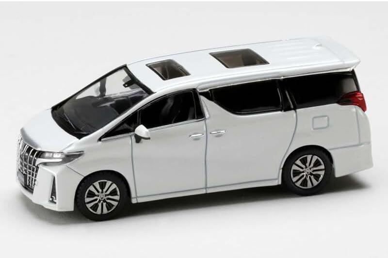1:64 TOYOTA Alphard hybrid (h30w) with sun roof (2015), white pearl crystal shine - HJ645012AW