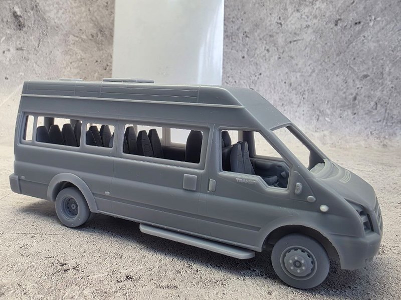 1:43 Сборная модель Нижегородец-222702 (Ford Transit) - ALMA030