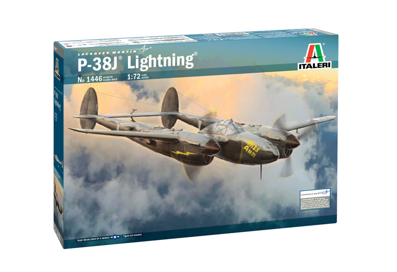 1:72 Сборная модель Самолёт P-38J Lightning - 1446