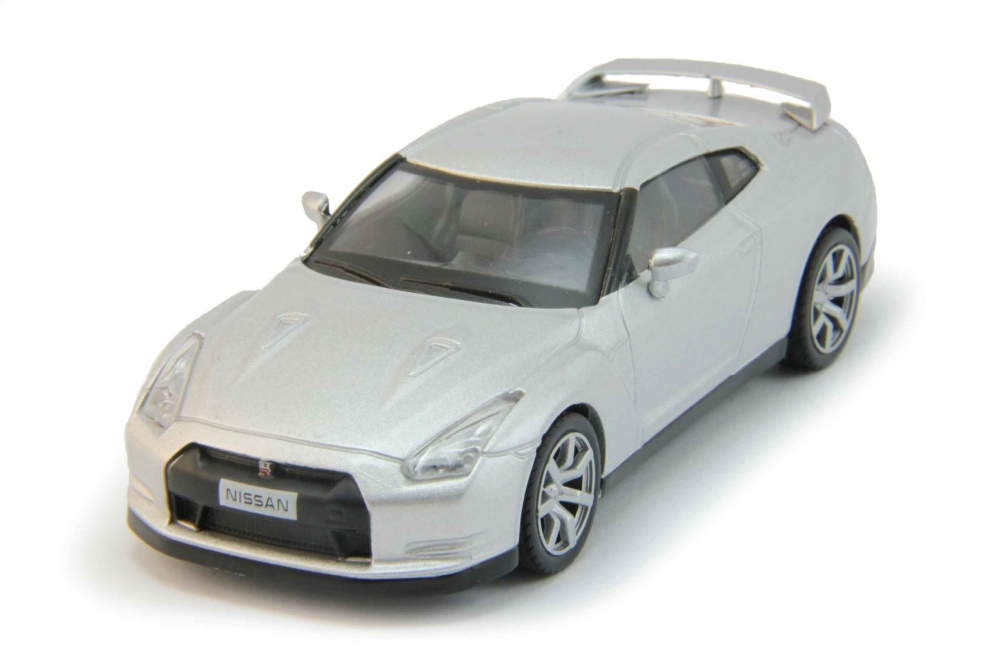 1:43 NISSAN GT-R, Суперкары 18, silver - SUP018