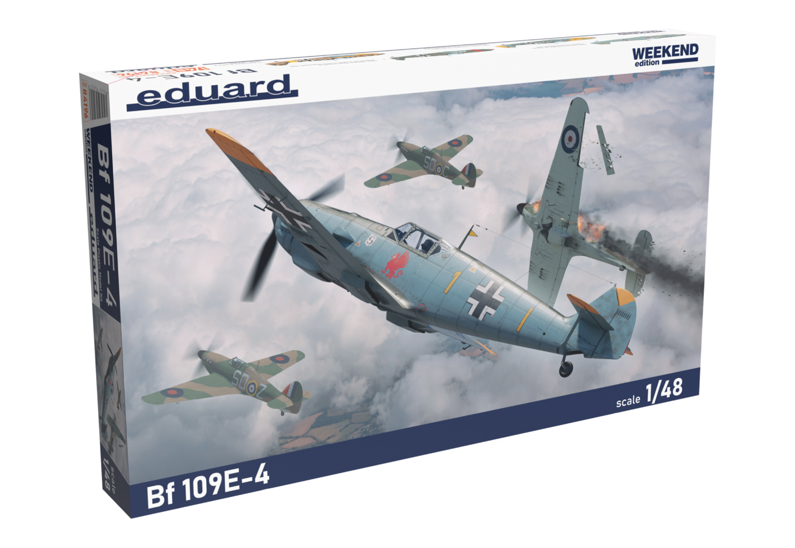 1:48 Сборная модель Bf 109E-4 - WEEKEND Edition - 84196