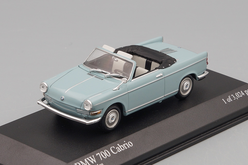 1:43 BMW 700 Cabriolet (1961), blue - 400023730
