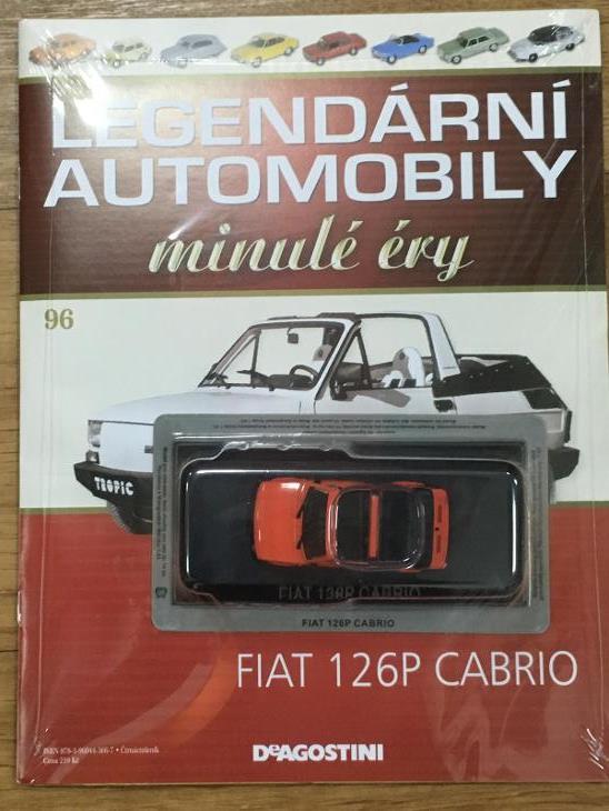 1:43 FIAT 126P Cabrio, Legendarni automobily minule ery 96 - LAME096