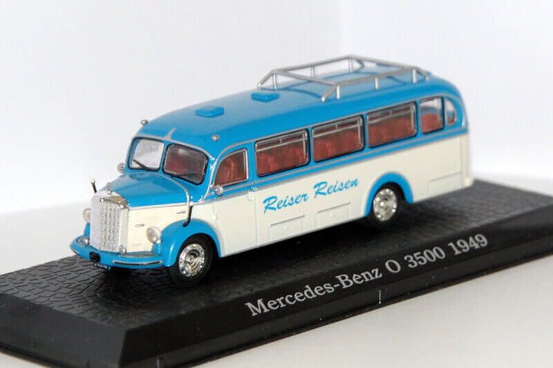 1:72 MERCEDES-BENZ O3500 (1949),  blue / white - 7163106