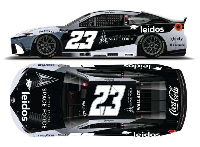 1:64 Toyota Camry XSE #23 Bubba Wallace *United States Space Force/leidos*, black/white 2025 - C232561SPFDX