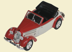 1:43 IFA F8 Cabrio, Kultowe Auta 110, red - kul110