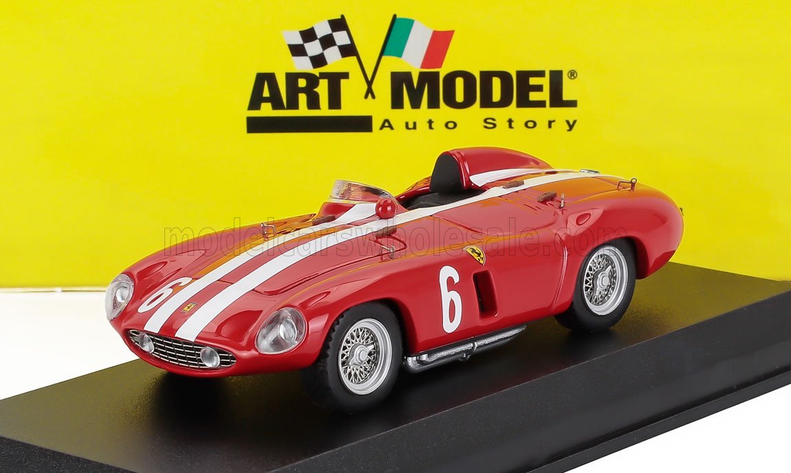 1:43 FERRARI 750 Monza Spider S/n.0554 №6 Eifelrennen Nurburgring (1955) Masten Gregory, Red White - ART467
