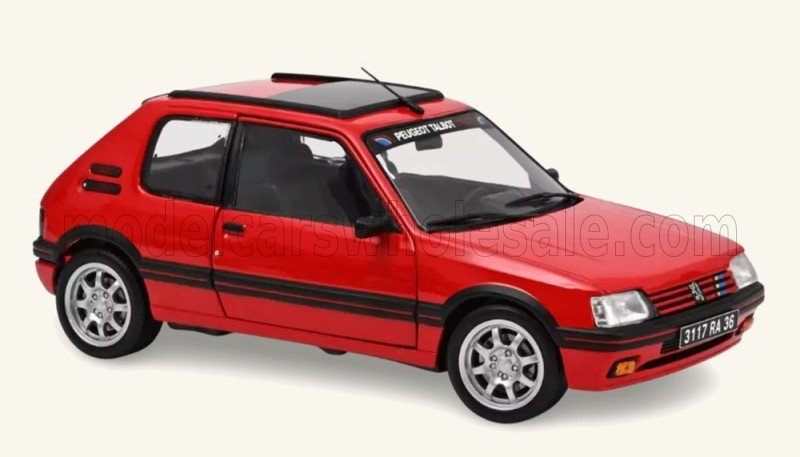 1:18 PEUGEOT 205 1.9 GTi PTS (1992), red - 184840