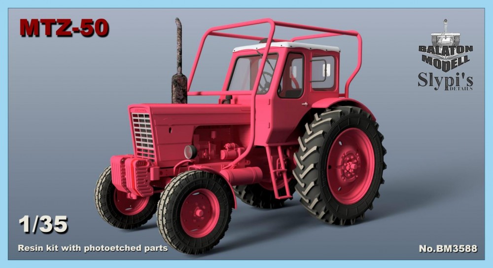 1:35 (Уценка!) Сборная модель Трактор МТЗ-50 - BM3588-Z1