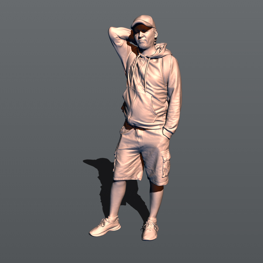 1:24 Фигура Я с рюкзаком (масштаб 1:24, окрашенная) - MPF24-918okr