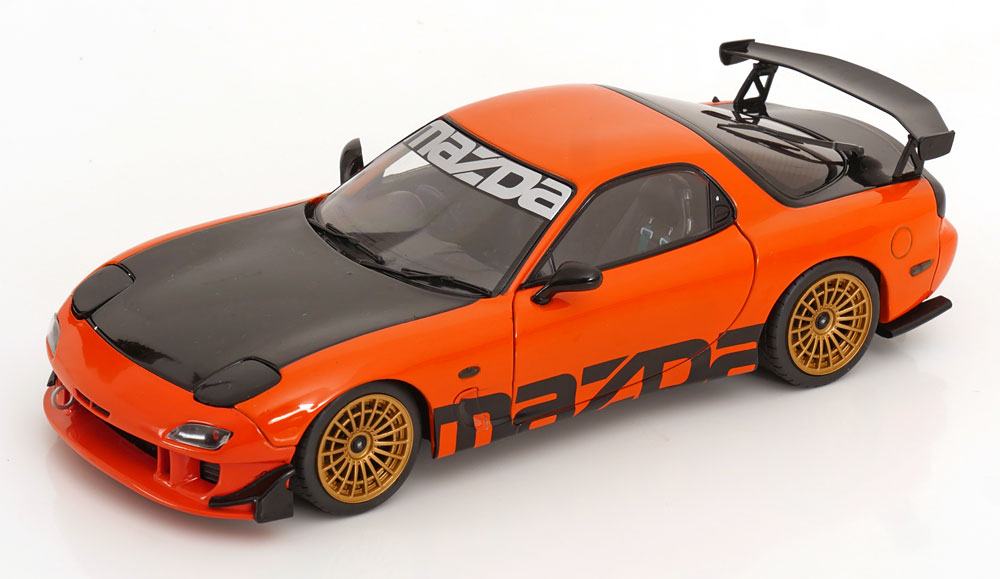 1:18 MAZDA RX7 Type RS (FD3S) Coupe Streetfighter (1994), orange black - S1810604
