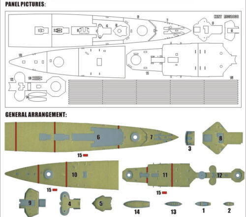 1:350 Маска окрасочная HMS KENT - M350038