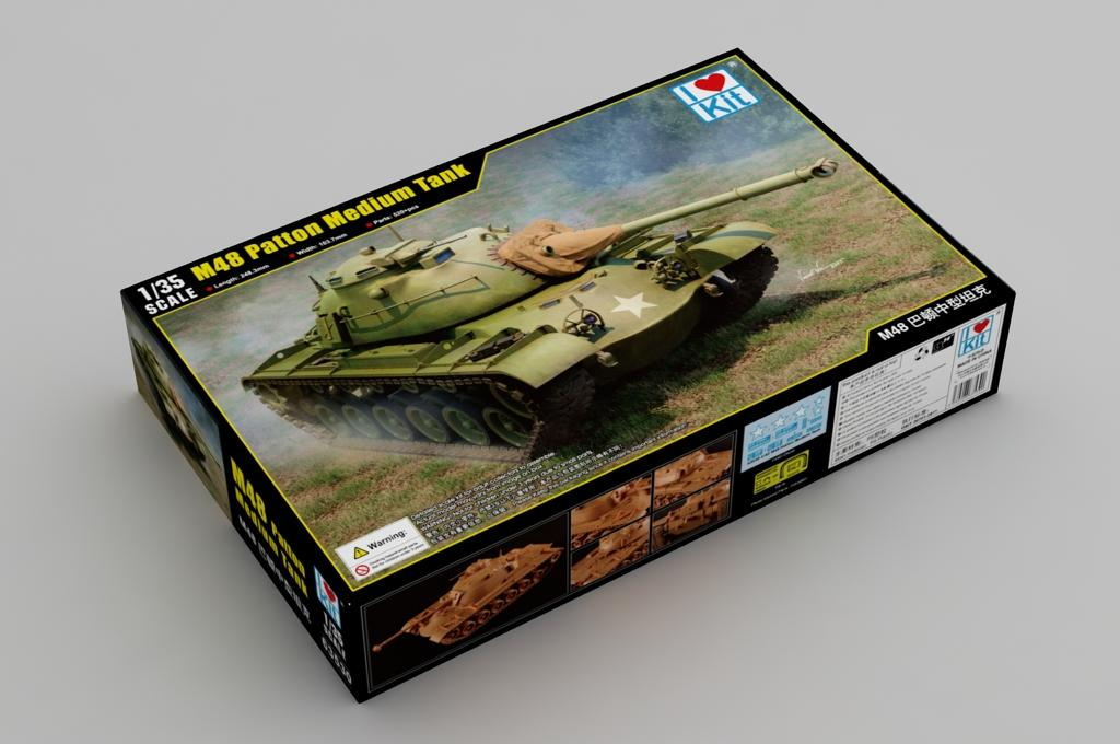 1:35 Сборная модель Средний танк США M48 MBT - 63530